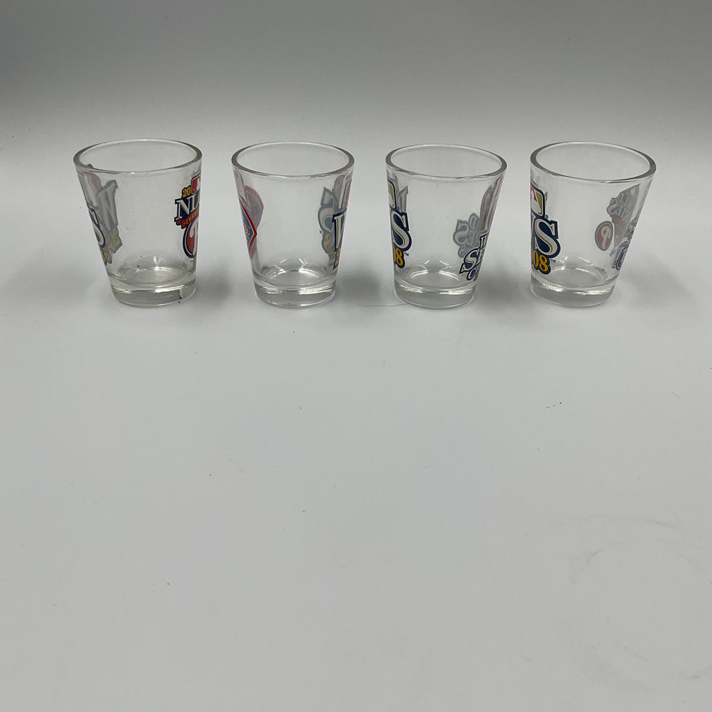 Philadelphia Phillies 2008 World Series Champions MLB Shot Glasses Set of 4