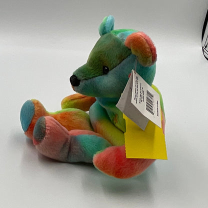 1999 Salvino's Ice Bammers Scott Hamilton Bear Tie-Dye Plush Bear