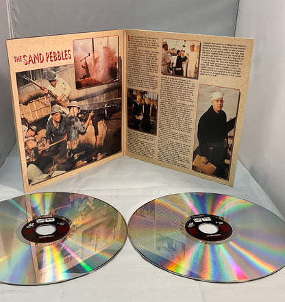 Steve McQueen The Sand Pebbles LaserDisc Two Disc Video Box Set Untested