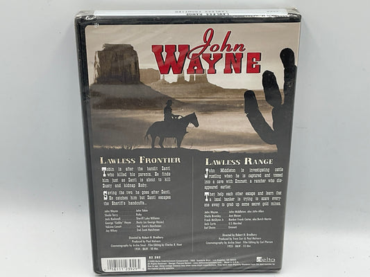 John Wayne: Lawless Range Lawless Frontier DVD Sealed