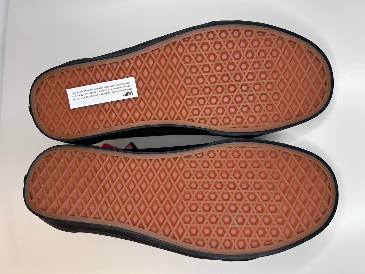 VANS HEIQ Eco Dry Low Top Solid Black White Accent Suede Shoes Size Mens 8.5 Womens 10 New