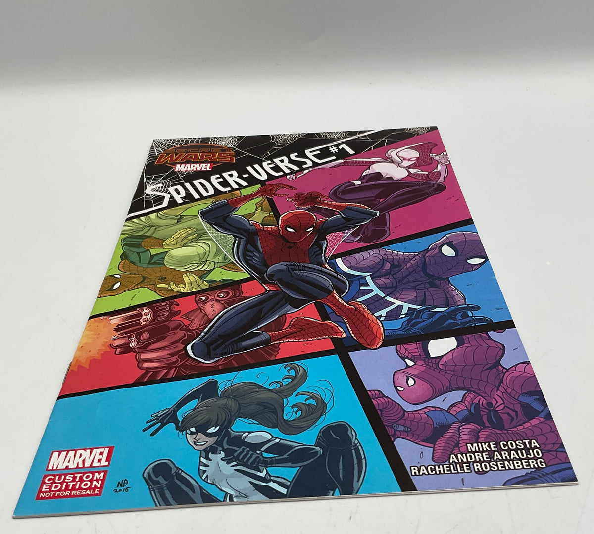 Spider-Verse #1 Custom Edition 2015 Marvel Secret Wars Comic Book