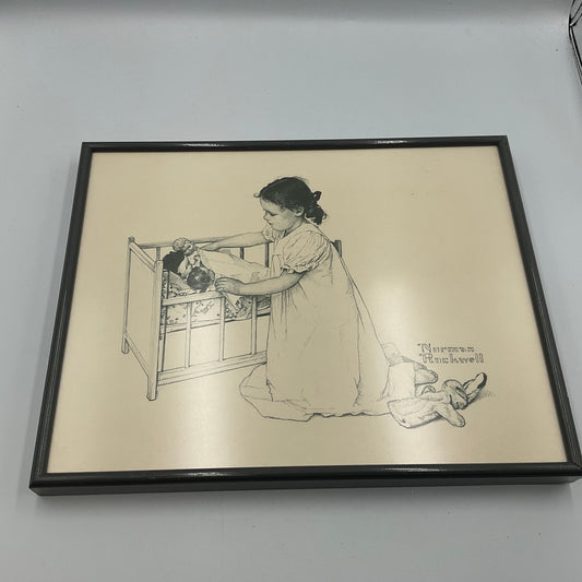 Norman Rockwell Framed Print Vintage Wall Art