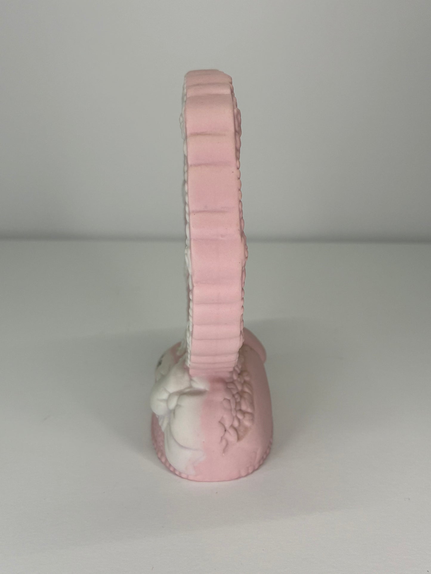 Precious Moments Vintage 1995 For My Sister Heart Shaped Plaque Girl Smelling Flower