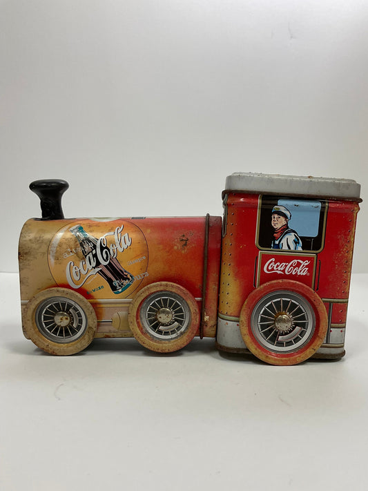 1999 Coca-Cola Collectible Train Engine Tin