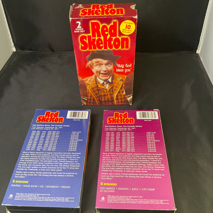Red Skelton 2 Video Box Set VHS Tapes