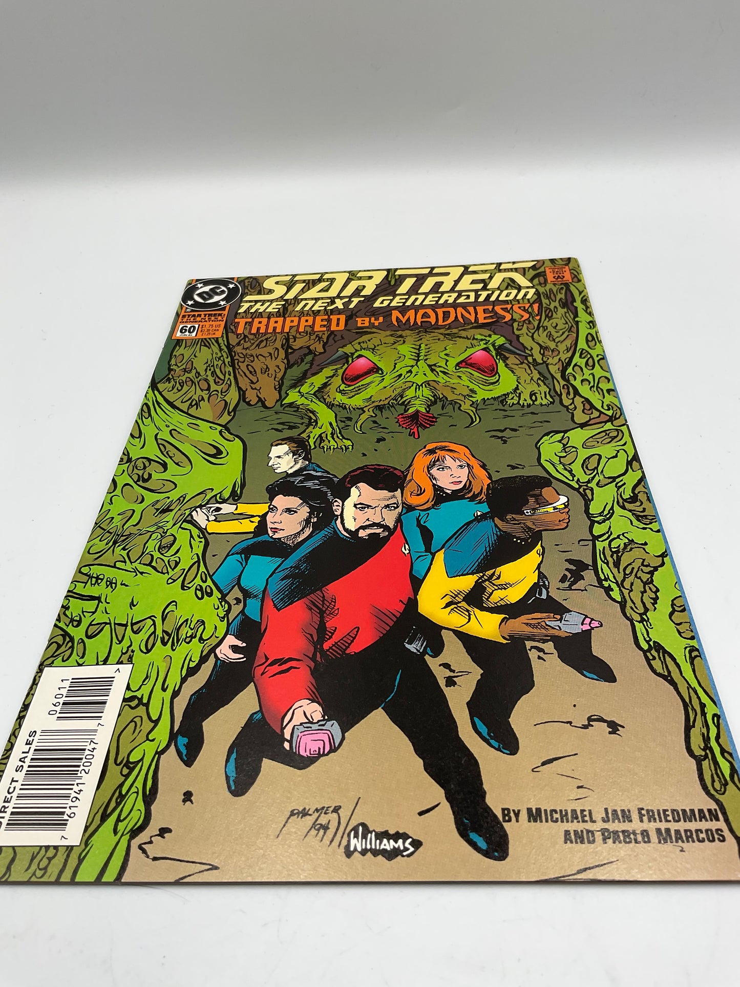 Star Trek Next Generation #60 Trapped by Madness Vintage 1994 DC Comic Book