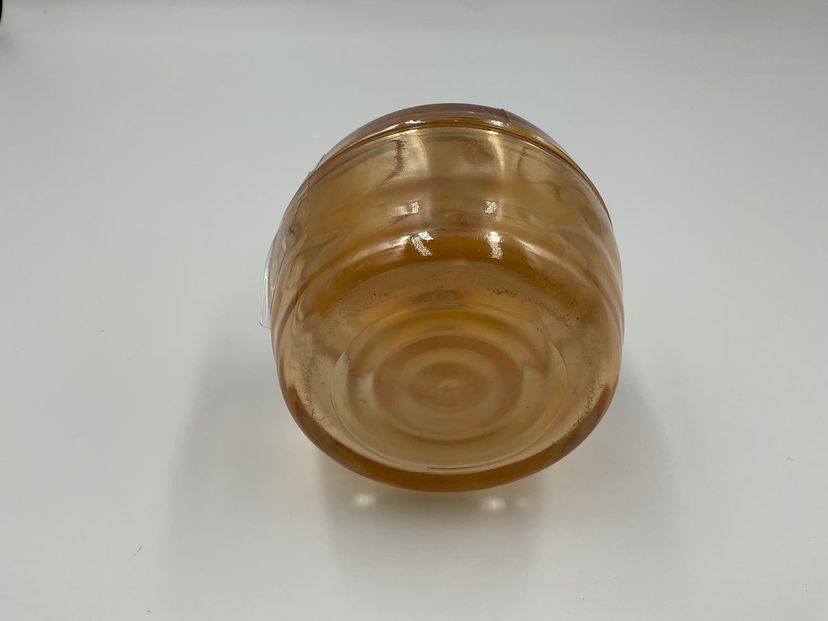 Vintage Jeannette Glass Company “Fawn” powder jar
