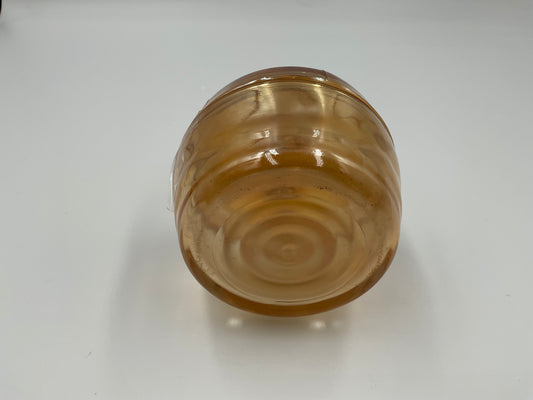 Vintage Jeannette Glass Company “Fawn” powder jar