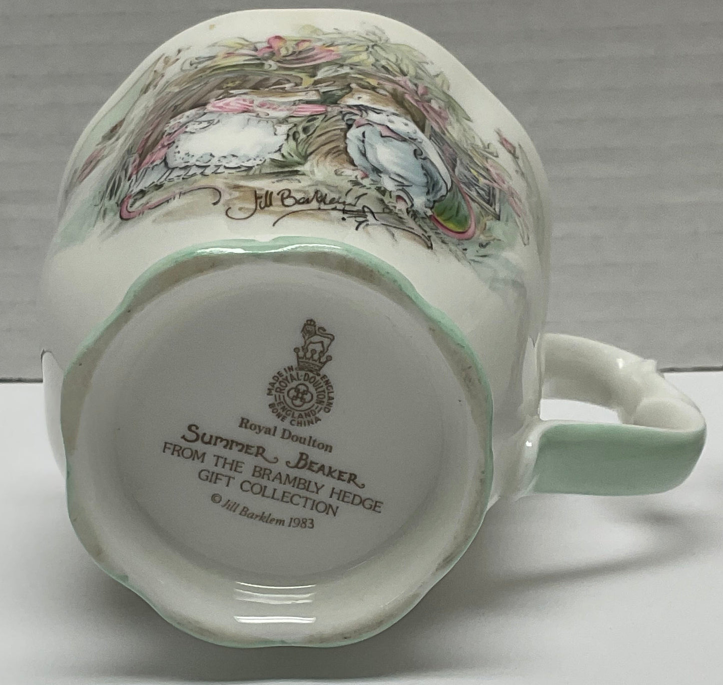 Royal Doulton Winter Summer Bone China Teacups Made In England