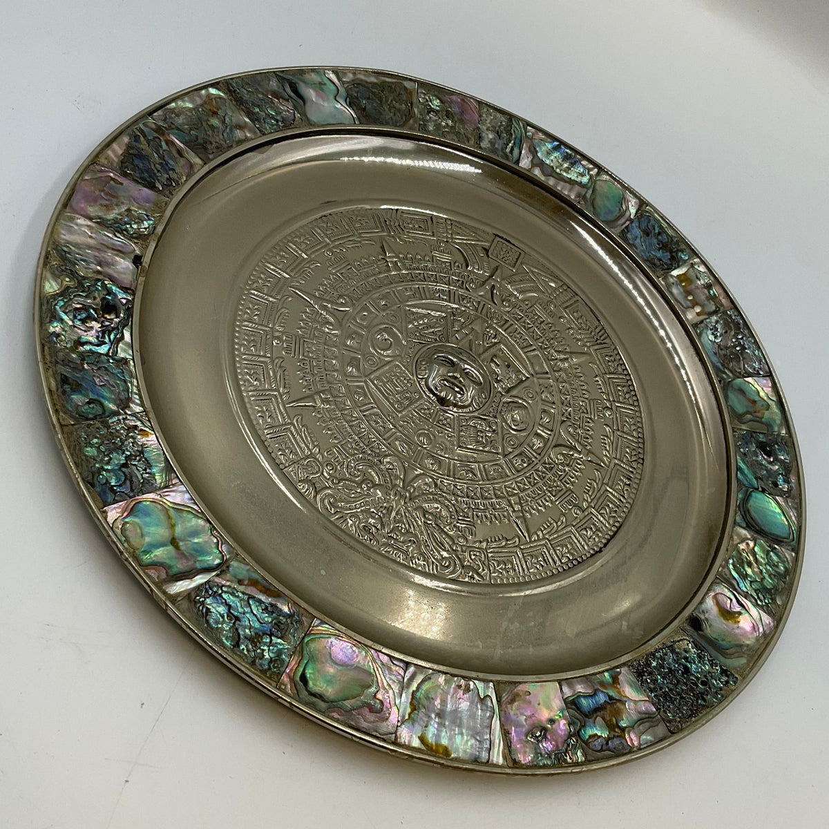 Brass Decorative Plate Vintage