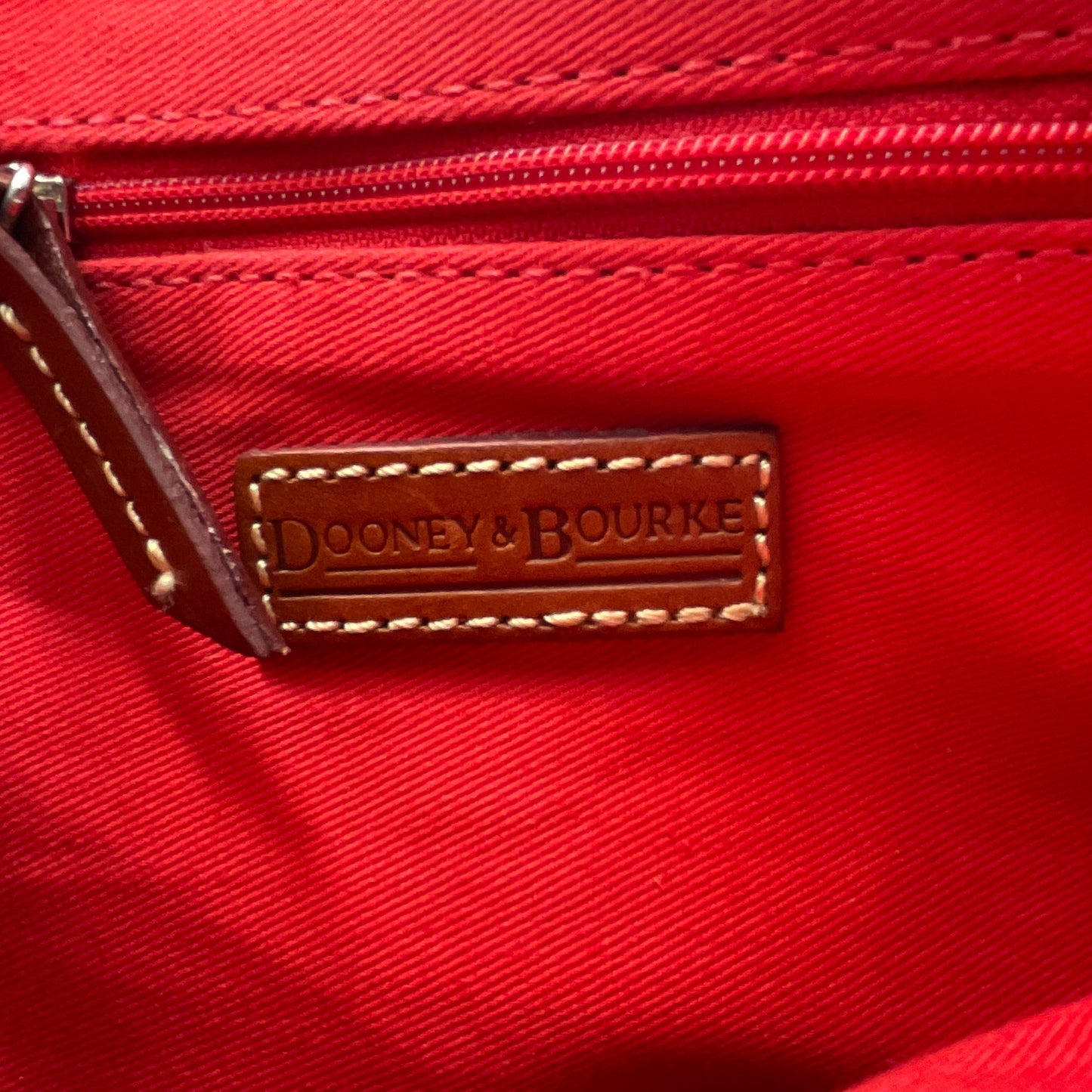 Hot Pink Dooney & Bourke Leather Satchel Shoulder Bag Handbag Purse