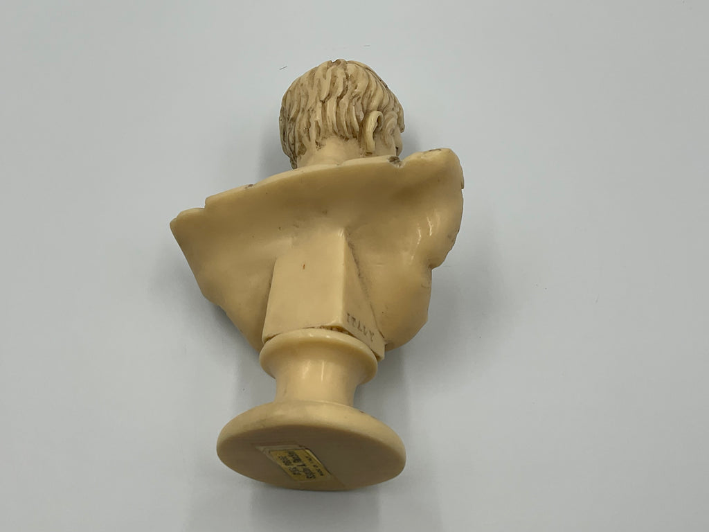 Replica Bust Augustus Caesar Figurine Miniature A.B Italy