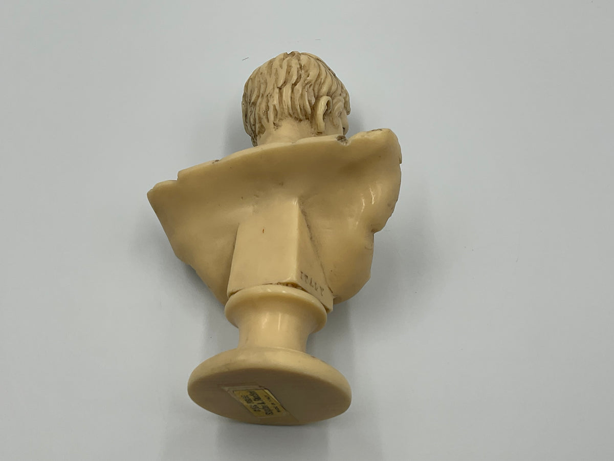 Replica Bust Augustus Caesar Figurine Miniature A.B Italy