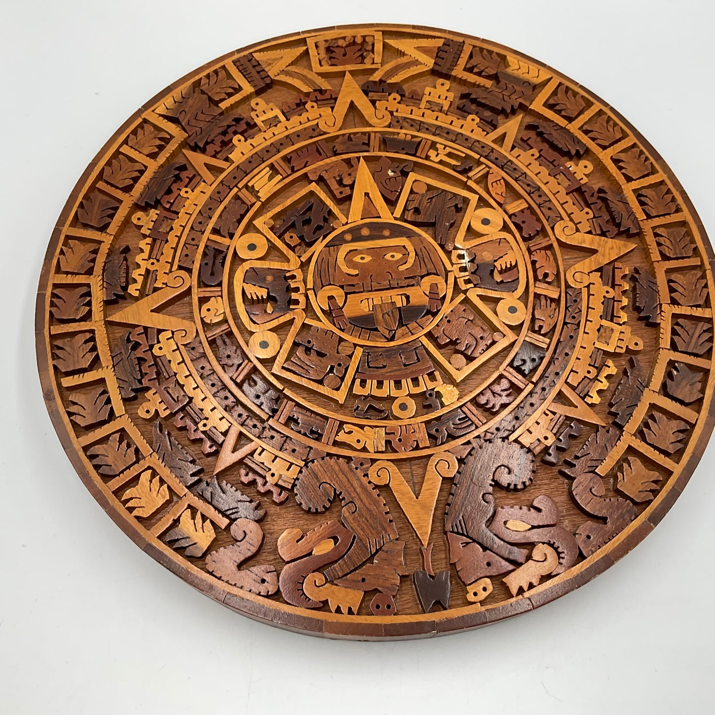Vintage Mexican Aztec Calendar