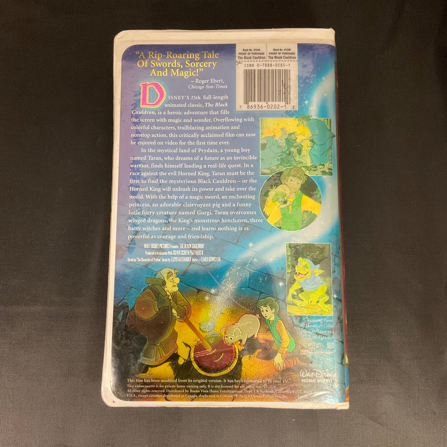 Disney's Masterpiece The Black Cauldron VHS
