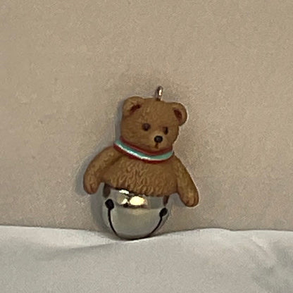 Hallmark Keepsake Miniature Ornament Christmas Bells Series 4th 1998 Bear