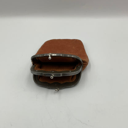 Vintage Leather Coin Purse From The State Exchange Bank