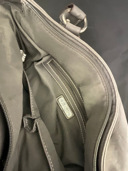 Gray Leather Rosetti Shoulderbag