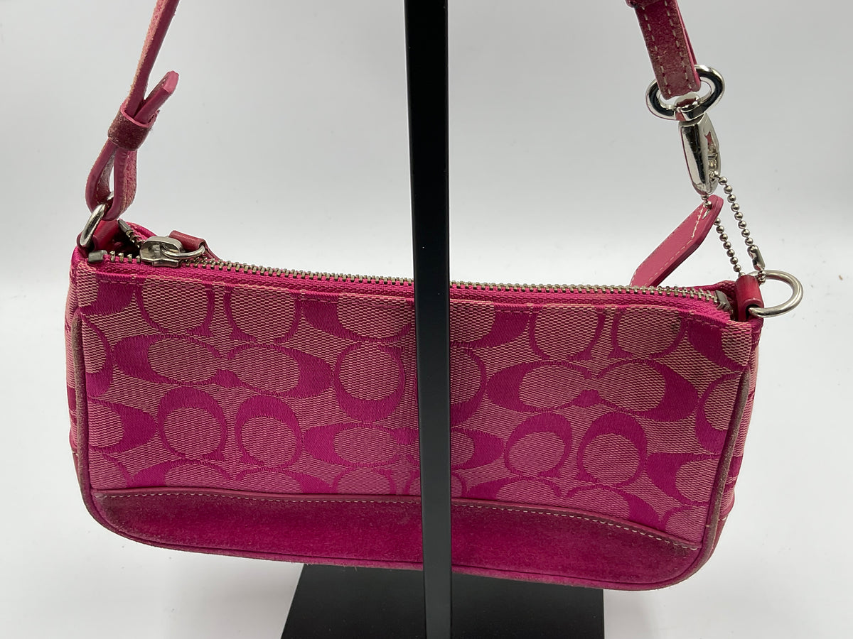 Rose Pink Coach Shoulder Bag  Previously Loved