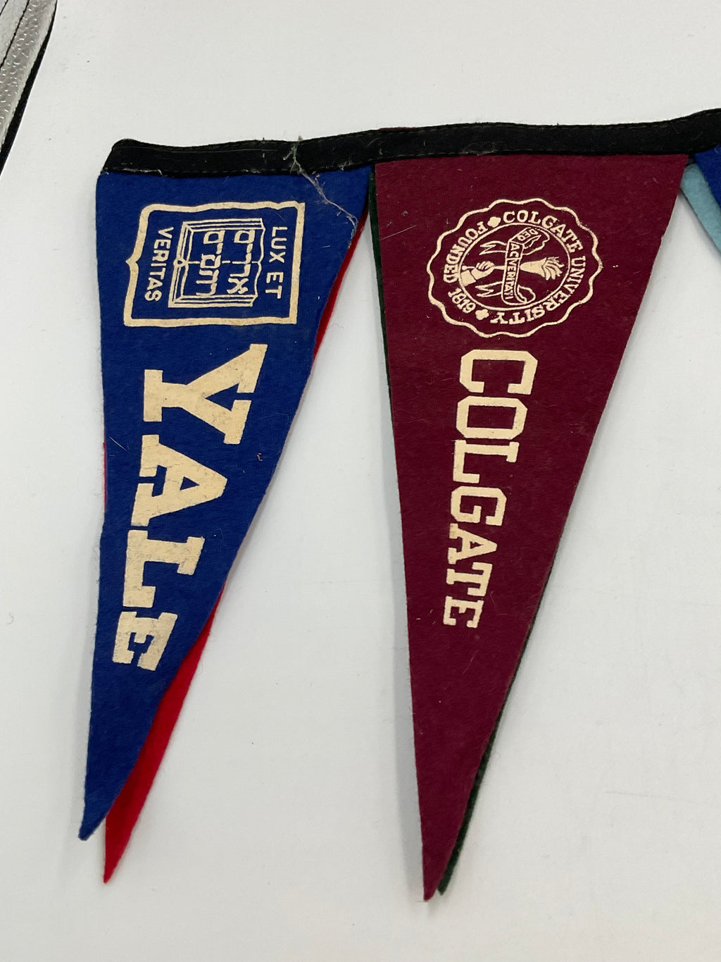 Vintage Mini Felt Pennant Banners COLLAGE
