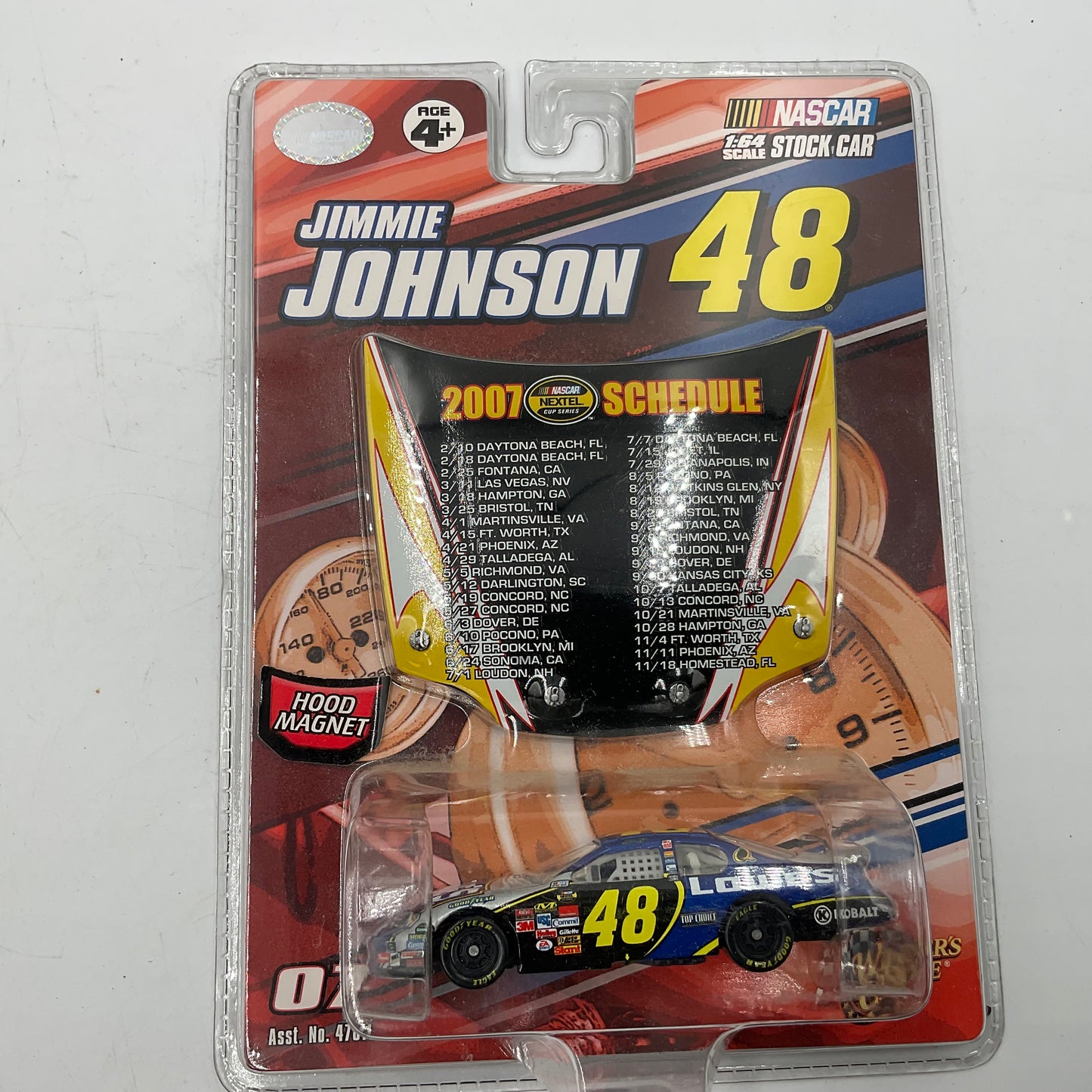 NASCAR #48 JImmie Johnson Die-Cast Replicia with Hood Magnet