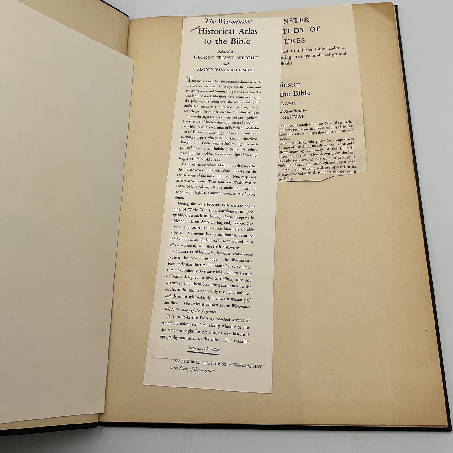 The Westminster Historical Atlas To The Bible