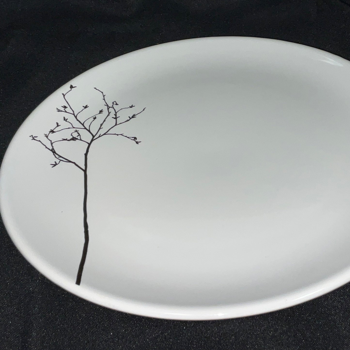 Tree Graphic Ceramic Plate