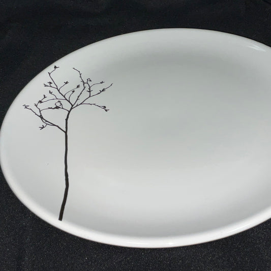 Tree Graphic Ceramic Plate