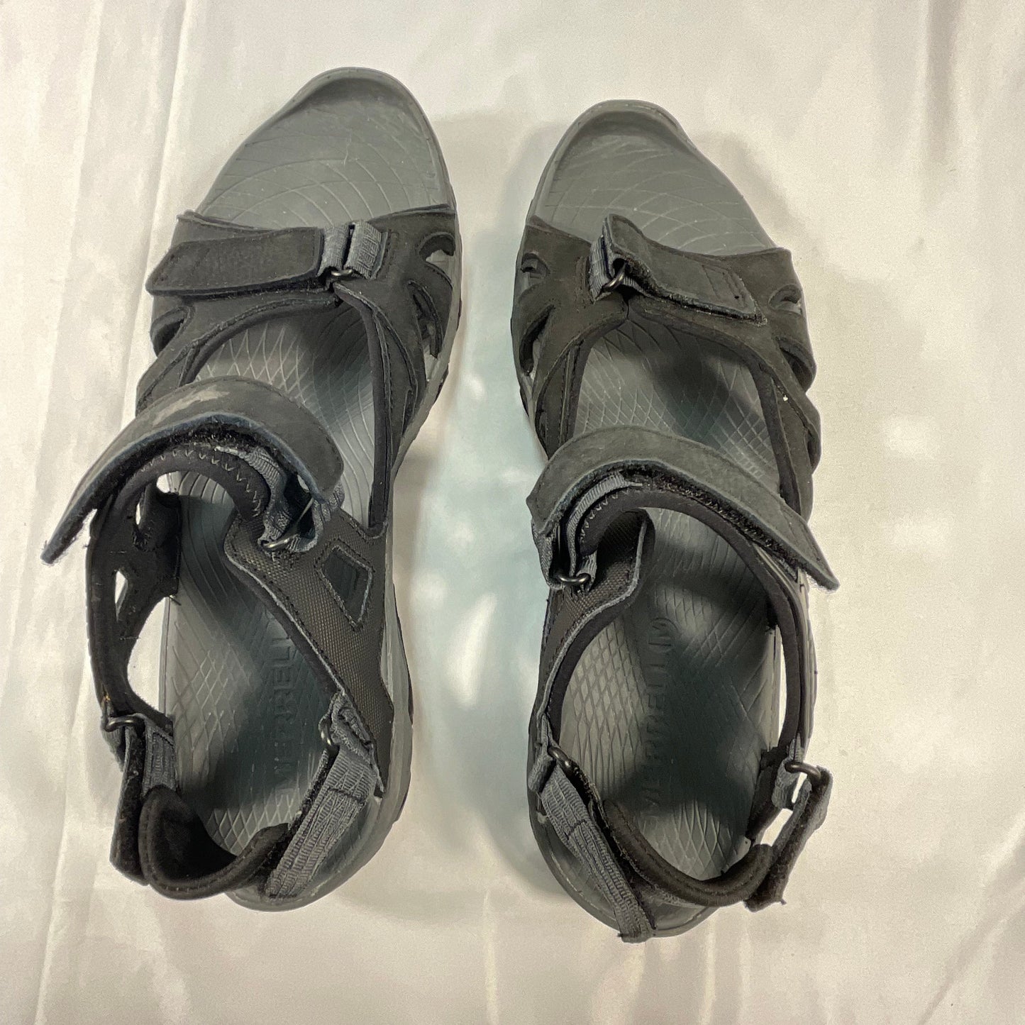 Merrell Men's Breakwater Strap Sport Sandal Size 12 Black Vibram