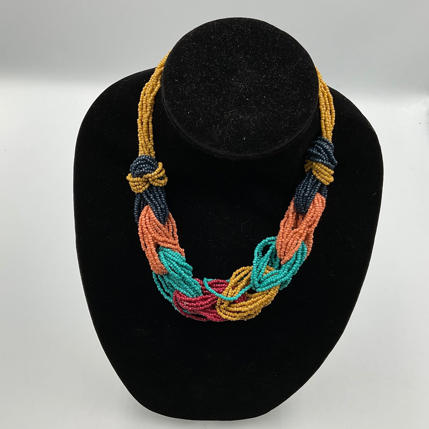 Multi Color Beaded Necklace
