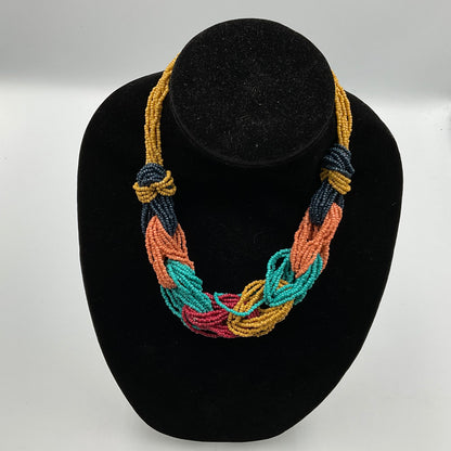 Multi Color Beaded Necklace