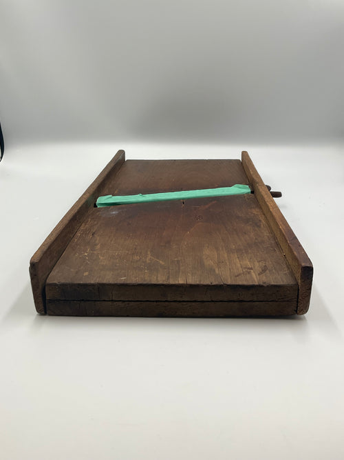 Primitive Wooden Cabbage Kraut Cutter Slaw Slicer Mandolin