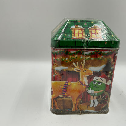 Not Opened 2003 Limited Edition M&M’s Peanut Butter “Reindeer Farm” Tin Canister