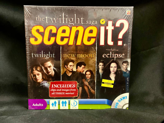 Twilight Saga Scene It? DVD Trivia Board Game Mattel Brand New Sealed