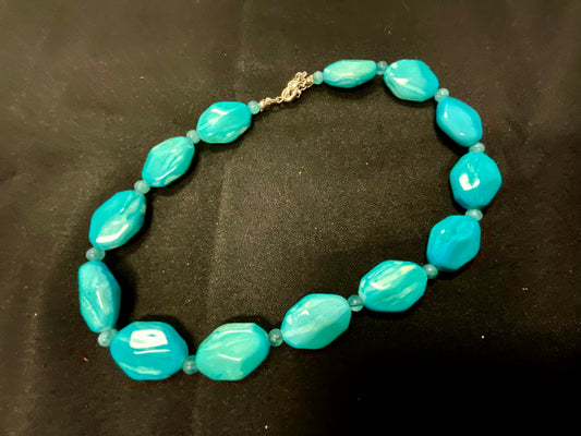 Turquoise Bead Necklace