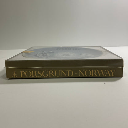 Julen Porsgrund Vintage 1971 A Child Is Born Plate With Original Box