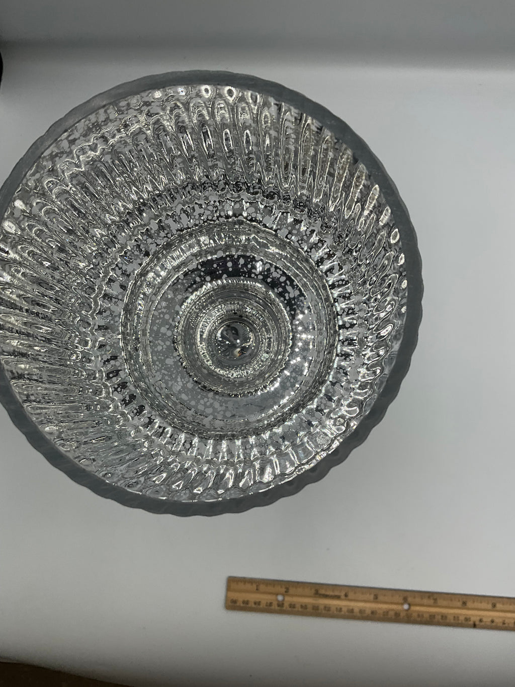 Kirkland home set of 3 glass silver hurricanes