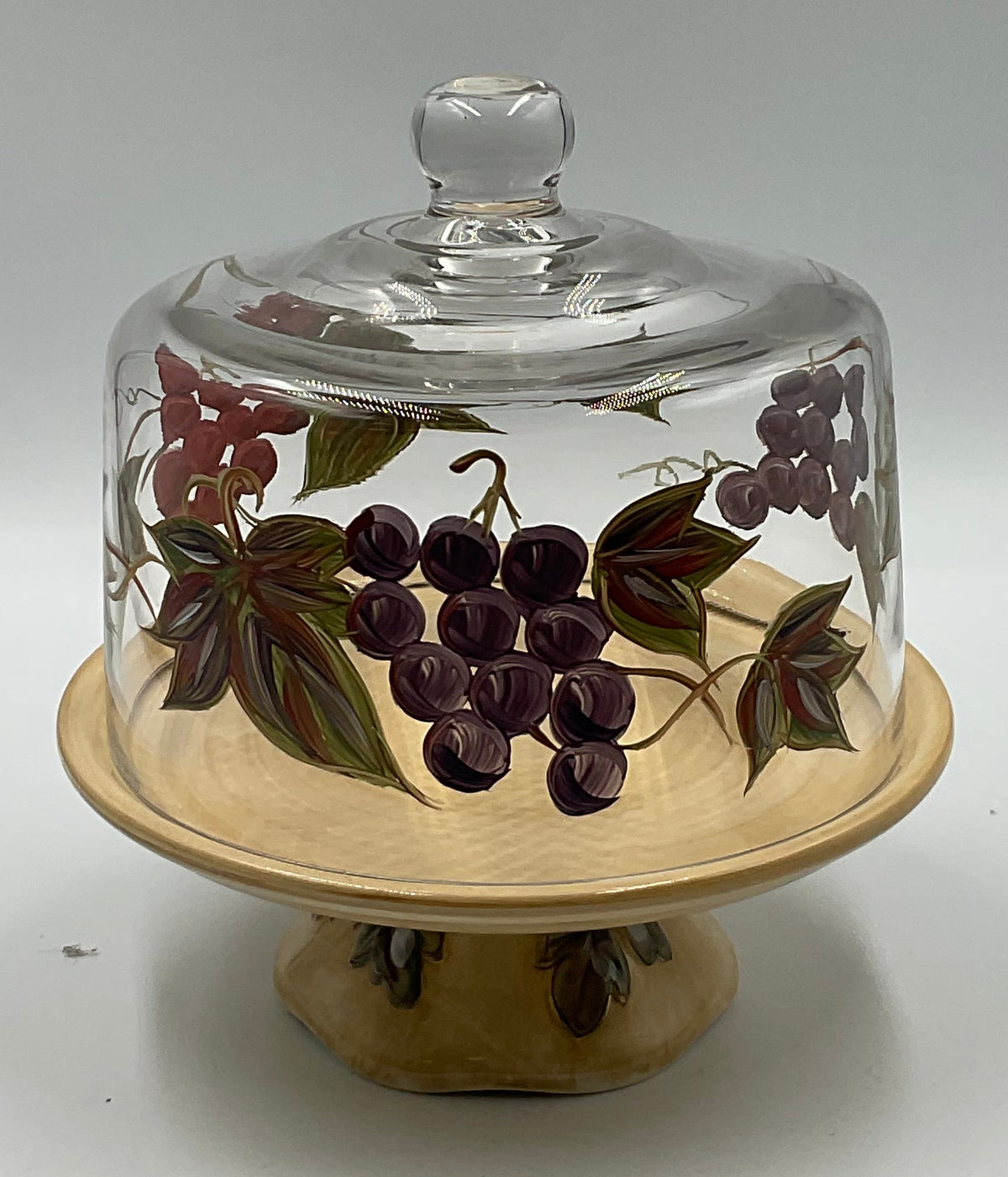 Noble Excellence Meritage Cheese Dish with Glass Dome