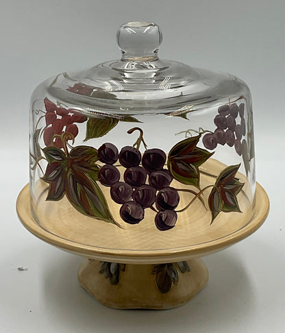 Noble Excellence Meritage Cheese Dish with Glass Dome