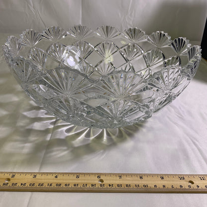 Mikasa Viceroy Crystal VT300/730 Centerpiece Bowl 12in