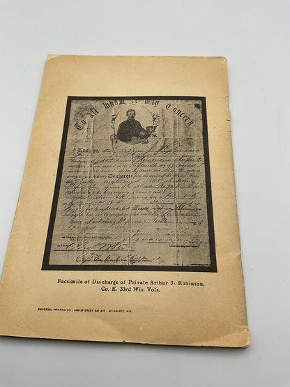 Antique Memorandum and Anecdotes of the Civil War |By Arthur J. Robinson