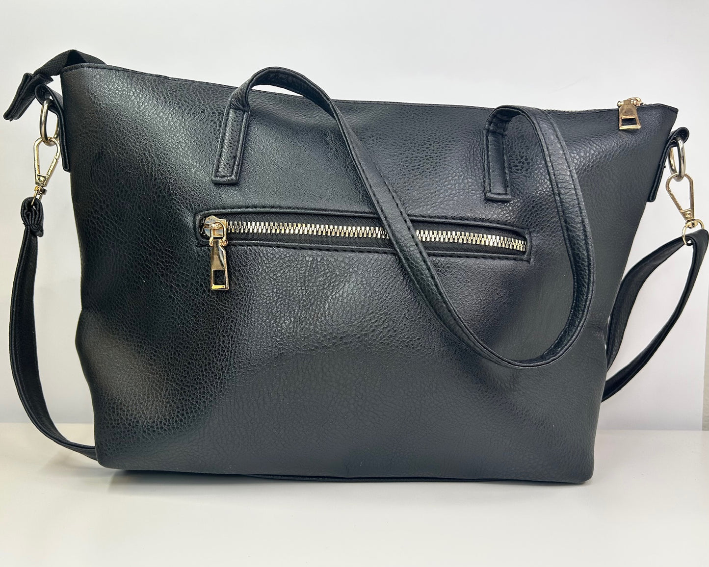 Betty Boop Handbag Black and Red Vegan Leather