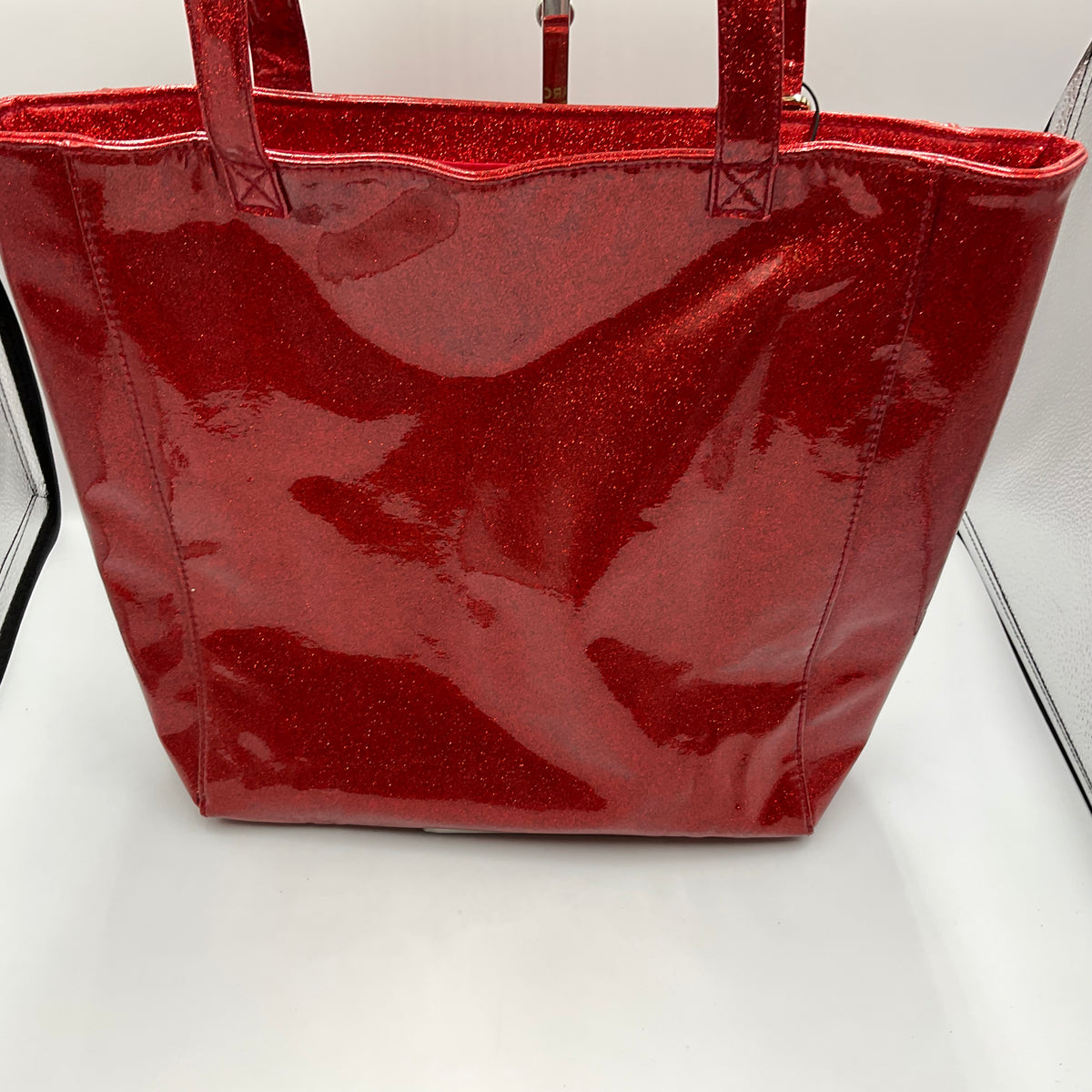 Marc Jacobs Fragrances Red Glitter Tote Bag