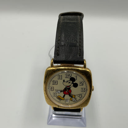 Disney Vintage Mickey Mouse Pulsar Quartz Watch