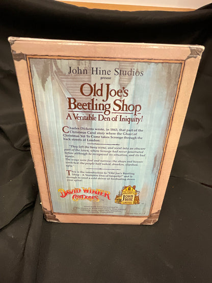 John Hine Studios Presents David Winter Cottages Old Joe's Beetling Shop Vintage 1993 New in Original Box