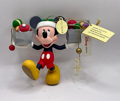 Exclusive Collectible Disney Christmas Magic Mickey Mouse Christmas Ornament Holding Presents