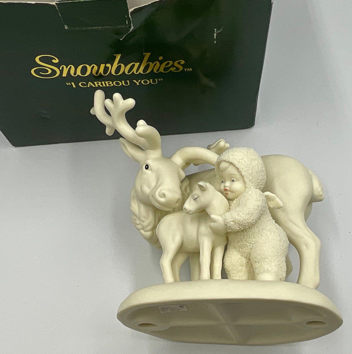Department 56 Snowbabies I Caribou You #68942 Retired 1999 Figurine w/ Box