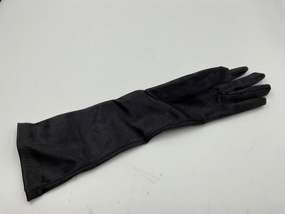 Vintage Black opera-length evening gloves