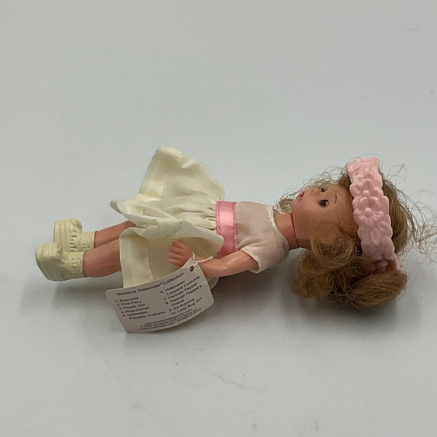 Madame Alexander Vintage 2003 Flower Doll Original Outfit Wrist Tag
